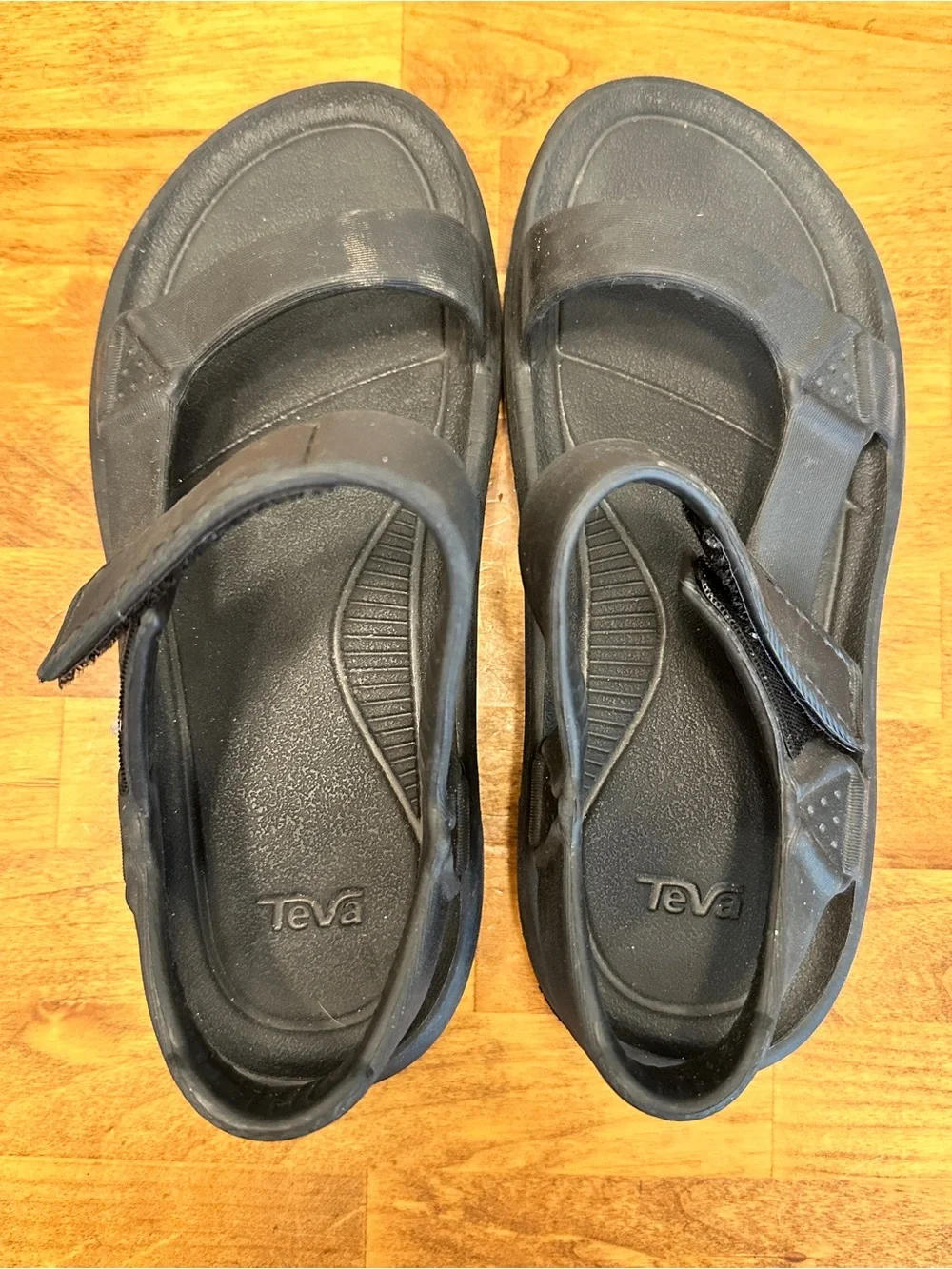 Teva Black Kids' Strap Sandals